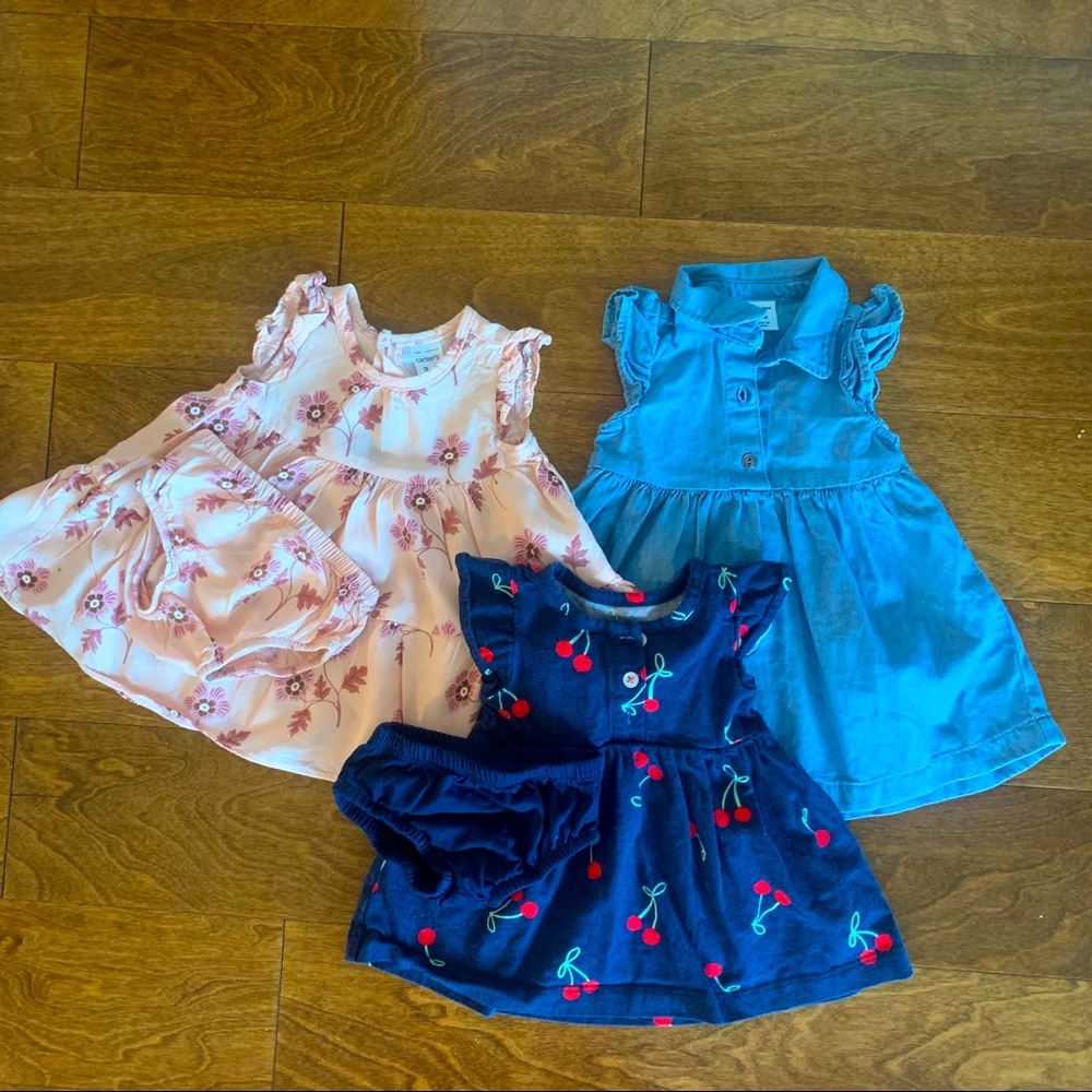 Carter’s Babygirl Dresses 3-6 Months